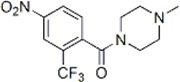 Picture of 1-Methyl-4-(4-nitro-2-trifluoromethylbenzoyl)piperazine