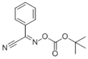 Picture of 2-(Boc-oxyimino)-2-phenylacetonitrile; 2-(tert-Butoxycarbonyloxyimino)-2-phenyl-acetonitrile; 2-t-Butyloxycarbonyloxyimino-2-phenyl acetonitrile