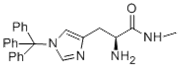 Picture of 1H-Imidazole-4-propanamide, a-amino-N-methyl-1-(triphenylmethyl)-, (S)- (9CI)