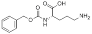 Picture of (S)-2-Amino-5-(phenylmethoxycarbonylamino)pentanoic acid; N5-(Benzyloxycarbonyl)ornithine; N5-Carboxyornithine N5-benzyl ester