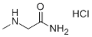 Picture of 2-(Methylamino)acetamide hydrochloride; Sarcosinamide hydrochloride