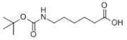 Picture of 1-tert-Butoxycarbonylamino-6-hexanoic acid; 6-(tert-Butoxycarbonylamino)caproic acid; 6-[(tert-Butoxycarbonyl)amino]hexanoic acid
