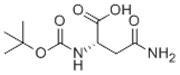 Picture of (S)-4-Amino-2-[(tert-butoxycarbonyl)amino]-4-oxobutanoic acid; N-Boc-L-asparagine; N2-tert-Butoxycarbonyl-L-asparagine