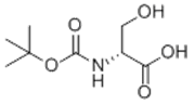 Picture of (R)-2-(tert-Butoxycarbonylamino)-3-hydroxypropanoic acid; BOC-D-Serine; N-tert-Butoxycarbonyl-D-serine; tert-(Butoxycarbonyl)-D-serine