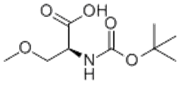 Picture of (S)-2-[(tert-Butoxycarbonyl)amino]-3-(methoxy)propionic acid; (S)-BOC-O-methylserine; N-Boc-L-serine methyl ether; N-tert-Butoxycarbonyl-O-methyl-L-serine