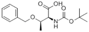 Picture of (2S,3R)-2-(tert-Butoxycarbonylamino)-3-benzyloxybutanoic acid; (2S,3R)-3-Benzyloxy-2-(tert-butoxycarbonylamino)butanoic acid; N-(tert-Butoxycarbonyl)threonine benzyl ether; N-(tert-Butyloxycarbonyl)-O