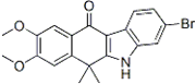 Picture of 3-Bromo-8,9-dimethoxy-6,6-dimethyl-11-oxo-6,11-dihydro-5H-benzo[b]carbazole