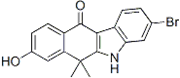 Picture of 3-Bromo-8-hydroxy-6,6-dimethyl-11-oxo-6,11-dihydro-5H-benzo[b]carbazole