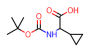 Picture of 2-(tert-butoxycarbonylamino)-2-cyclopropylacetic acid
