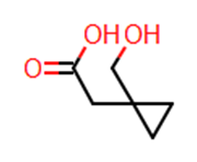 Picture of 2-(1-(Hydroxymethyl)cyclopropyl)acetic acid