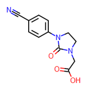 Picture of 2-(3-(4-Cyanophenyl)-2-oxoimidazolidin-1-yl)acetic acid