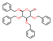 Picture of (2S,3S,4S,5R,6R)-2,3,4,5-Tetrakis(benzyloxy)-6-bromotetrahydro-2H-pyran