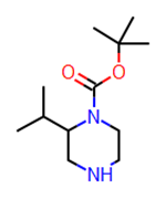 Picture of tert-butyl 2-isopropylpiperazine-1-carboxylate