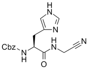 Picture of (S)-benzyl 1-(cyanomethylamino)-3-(1H-imidazol-4-yl)-1-oxopropan-2-ylcarbamate