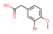 Picture of (3-Bromo-4-methoxy-phenyl)-acetic acid