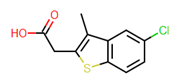 Picture of 2-(5-Chloro-3-methylbenzeno[b]thiophene-2-yl)acetic acid