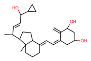 Picture of (1S,3S,5Z)-5-[(2E)-2-[(1R,3aR,7aR)-1-[(E,2S)-5-Cyclopropyl-5-hydroxy-pent-3-en-2-yl]-7a-methyl-2,3,3a,5,6,7-hexahydro-1H-inden-4-ylidene]ethylidene]-4-methylidene-cyclohexane-1,3-diol