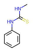 Picture of 1-methyl-3-phenyl-2-thiourea