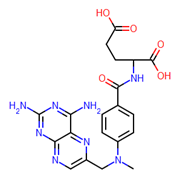 Picture of (2S)-2-[[4-[(2,4-diaminopteridin-6-yl)methyl-methylamino]benzoyl]amino]pentanedioic acid