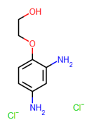 Picture of 2-(2,4-diaminophenoxy)ethanol dihydrochloride