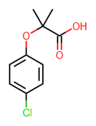 Picture of 2-(4-chlorophenoxy)-2-methylpropionic acid