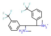 Picture of (1R,2R)-(+)-N,N'-Dimethyl-1,2-bis[3-(trifluoromethyl)phenyl]- 1, 2-ethanediamine