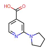 Picture of 2-(Pyrrolidin-1-yl)isonicotinic acid