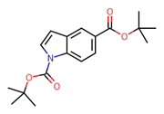 Picture of tert-Butyl 1-Boc-1H-indole-5-carboxylate