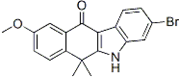 Picture of 3-Bromo-9-methoxy-6,6-dimethyl-11-oxo-6,11-dihydro-5H-benzo[b]carbazole