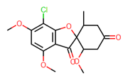 Picture of (2S,5'R)-7-chloro-3',4,6-trimethoxy-5'-methylspiro[1-benzofuran-2,4'-cyclohexane]-1',3-dione