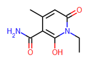 Picture of 1-ethyl-1,2-dihydro-6-hydroxy-4-methyl-2-oxo-3-pyridinecarboxamide