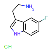 Picture of 2-(5-fluoro-1H-indol-3-yl)ethanamine chloride