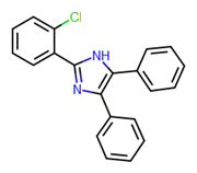 Picture of 2-(o-chlorophenyl)-4,5-diphenylimidazole