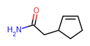 Picture of 2-(2-cyclopenten-1-yl)acetamide