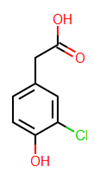 Picture of 2-(3-chloro-4-hydroxyphenyl)acetic acid