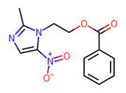 Picture of 2-(2-Methyl-5-nitro-1H-imidazol-1-yl)ethyl benzoate