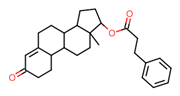 Picture of 17b-hydroxyestr-4-en-3-one 17-(3-phenylpropionate)