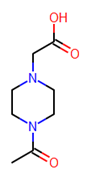 Picture of (4-Acetylpiperazin-1-yl)acetic acid