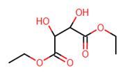 Picture of (2s,3s)(-)-dihydroxybutane-1,4-dioic acid diethyl ester