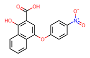 Picture of 1-Hydroxy-4-(4-nitrophenoxy)-2-naphthoic acid