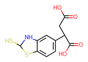 Picture of 2-(1,3-Benzothiazol-2-ylthio)succinic acid