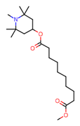 Picture of (1,2,2,6,6-pentamethylpiperidin-4-yl) methyl decanedioate