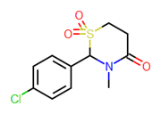 Picture of 2-(4-chlorophenyl)-3-methyl-4-methathiazanone-1,1-dioxide