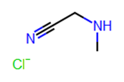 Picture of 2-(methylamino)acetonitrile hydrochloride