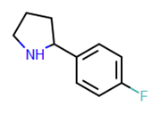 Picture of 2-(4-fluorophenyl)-pyrrolidine
