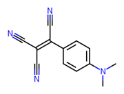 Picture of 2-(4-dimethylaminophenyl)-ethene-1,1,2-tricarbonitrile