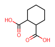 Picture of trans-1,2-cyclohexanedicarboxylic acid