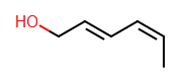 Picture of trans,trans-2,4-hexadien-1-ol