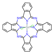 Picture of tin(iv) phthalocyanine dichloride