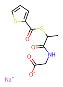 Picture of 2-(2-(thiophene-2-carbonylsulfanyl)propanoylamino)acetic acid